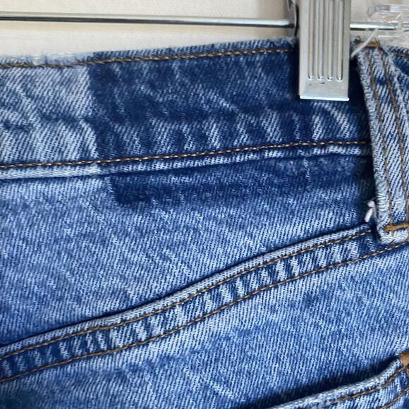 Abercrombie Fitch The 90's Baggy Jeans Women 27 Blue Ultra High Rise Distressed - Picture 12 of 14